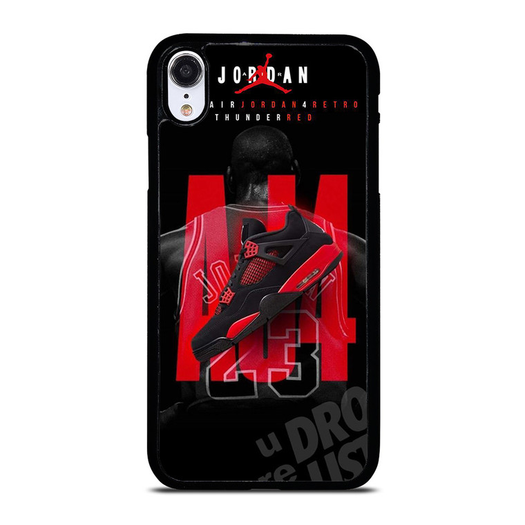 SHOES THUNDER RED JORDAN iPhone XR Case Cover
