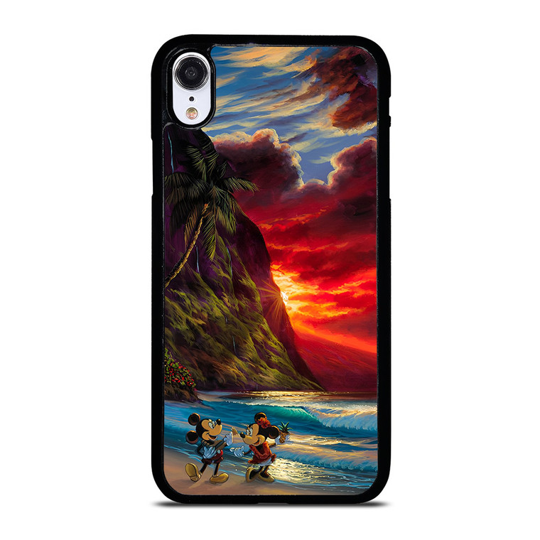 TROPICAL BEAUTIFUL MICKEY MINNIE iPhone XR Case Cover