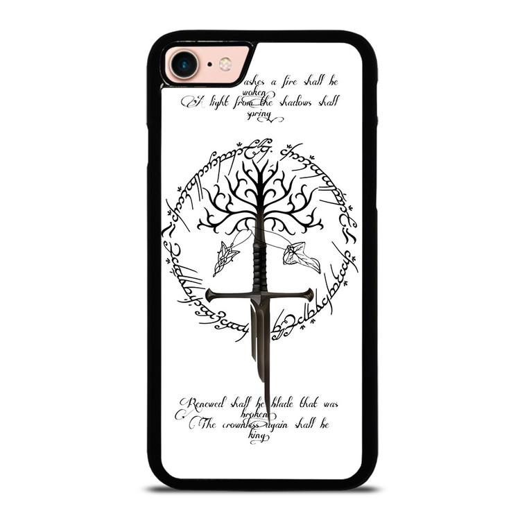 TREE LORD OF THE RING SWORD iPhone 7 / 8 Case Cover