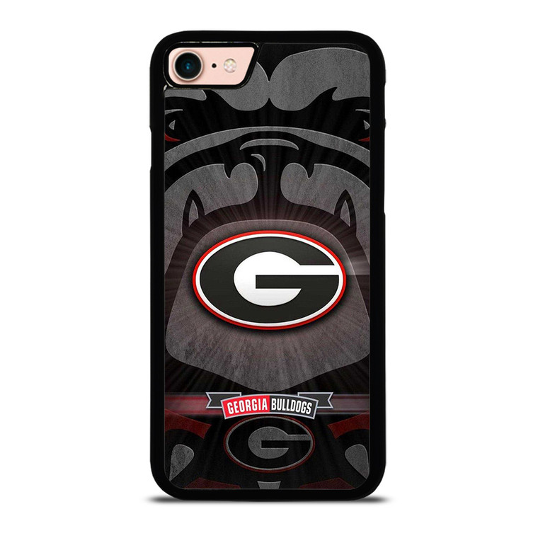 UNIVERSITY OF GEORGIA BULLDOGS UGA BLACK iPhone 7 / 8 Case Cover