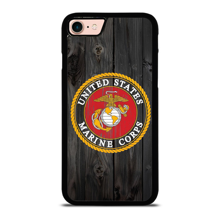 USMC US MARINE CORPS WOOD iPhone 7 / 8 Case Cover