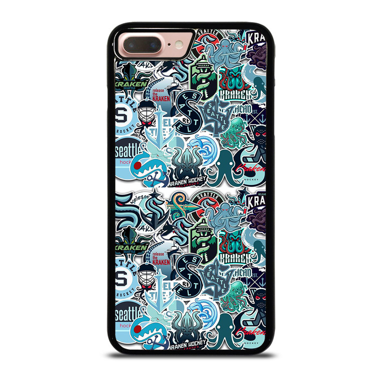 SEATTLE KRAKEN OCTOPUS COLLAGE iPhone 7 / 8 Plus Case Cover