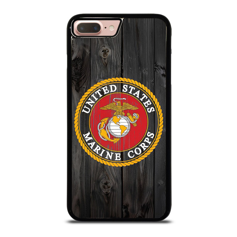 USMC US MARINE CORPS WOOD iPhone 7 / 8 Plus Case Cover