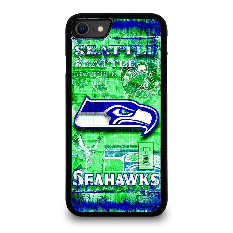 SEATTLE SEAHAWKS SKIN iPhone SE 2020 Case Cover