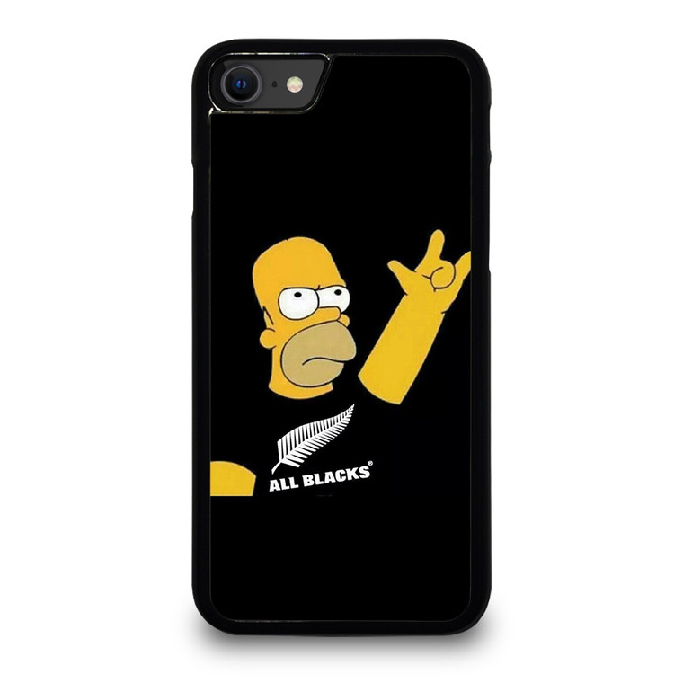 SIMPSON ALL BLACKS iPhone SE 2020 Case Cover