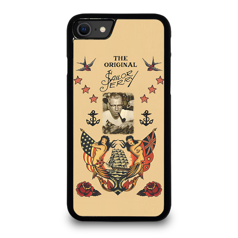 TATTOO SAILOR JERRY FACE iPhone SE 2020 Case Cover