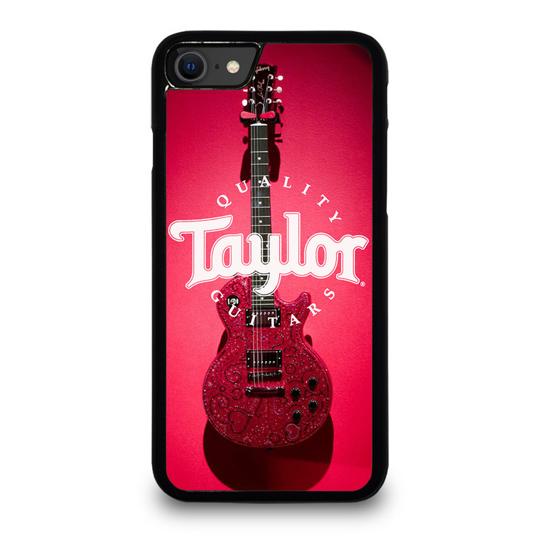 TAYLOR QUALITY GUITARS RED iPhone SE 2020 Case Cover