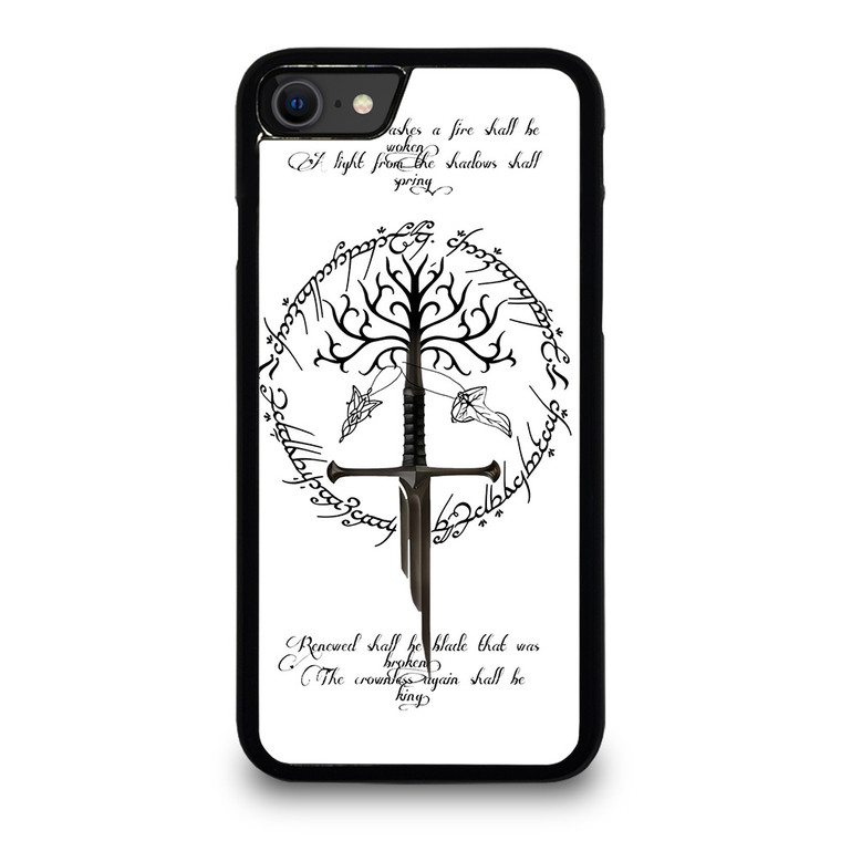 TREE LORD OF THE RING SWORD iPhone SE 2020 Case Cover