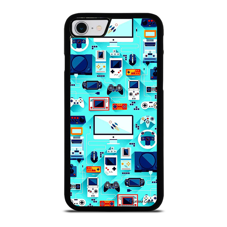 RETRO GAME FAMOUS CONSOL iPhone SE 2022 Case Cover