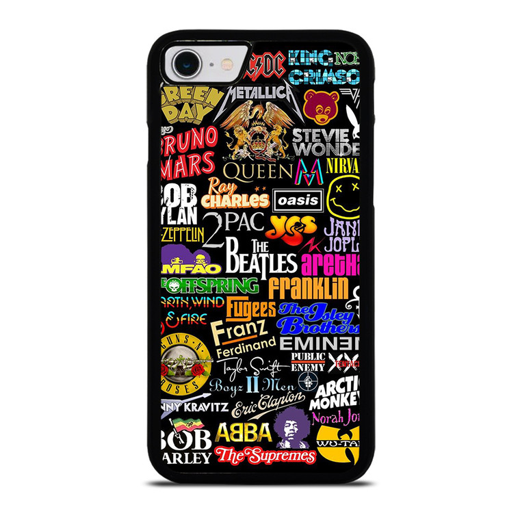 ROCK BAND COLLAGE iPhone SE 2022 Case Cover