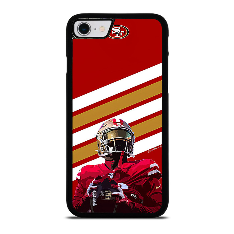San Francisco 49ers STRIPS NFL iPhone SE 2022 Case Cover