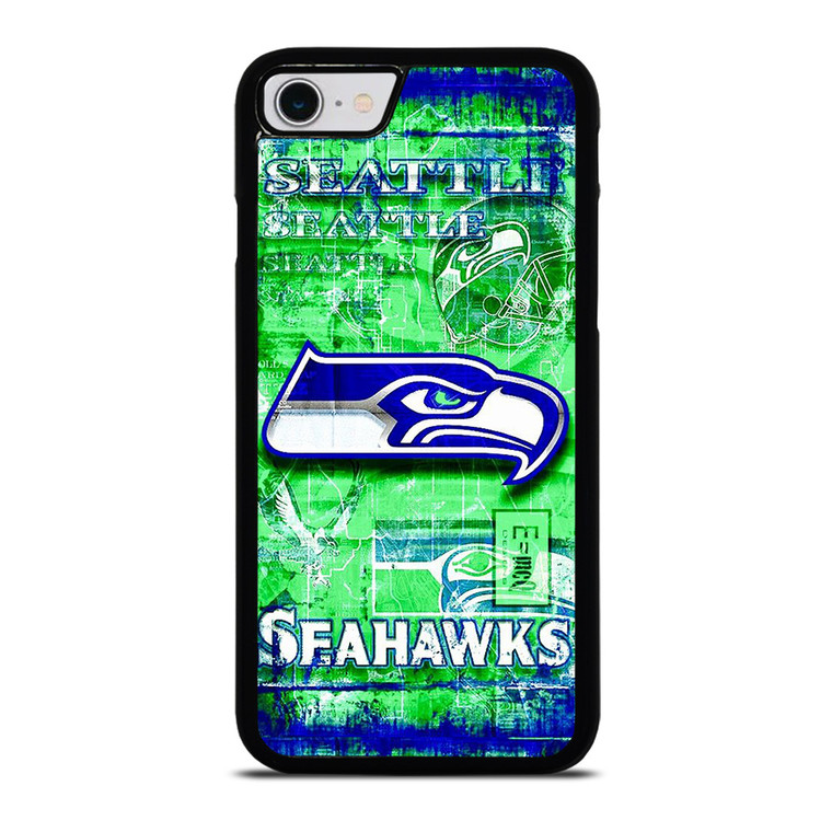 SEATTLE SEAHAWKS SKIN iPhone SE 2022 Case Cover