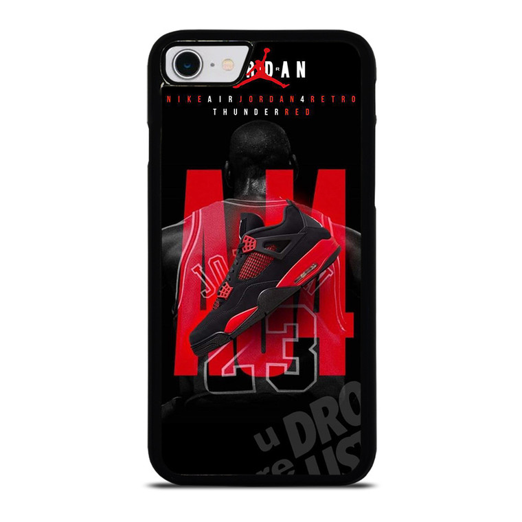 SHOES THUNDER RED JORDAN iPhone SE 2022 Case Cover
