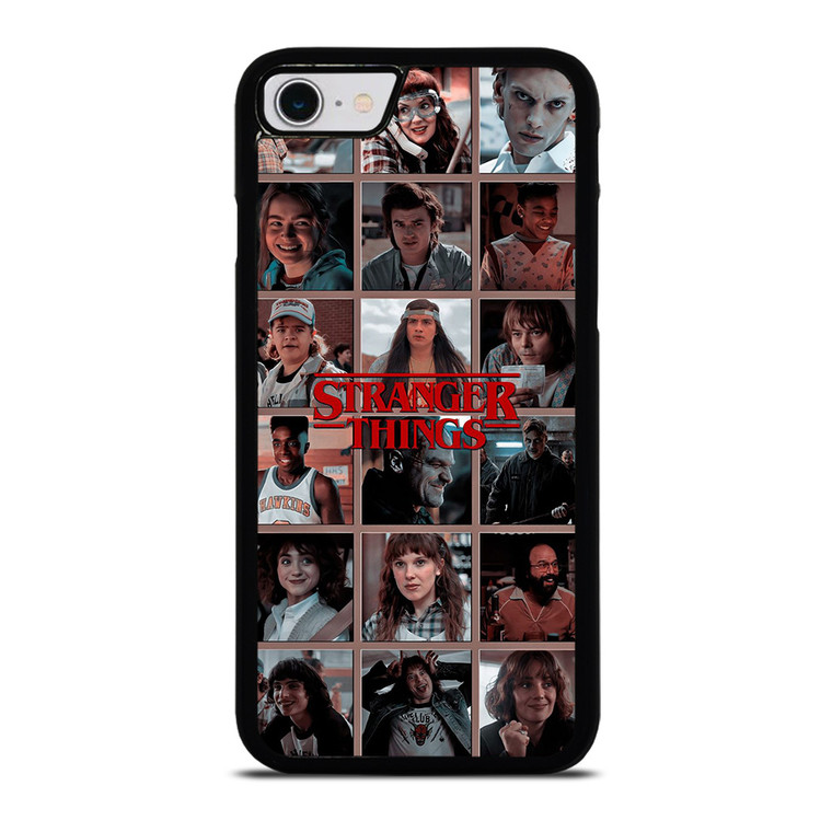 STRANGER THINGS ALL CHARACTER iPhone SE 2022 Case Cover