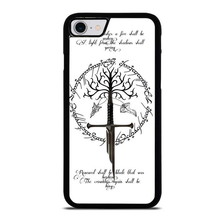 TREE LORD OF THE RING SWORD iPhone SE 2022 Case Cover