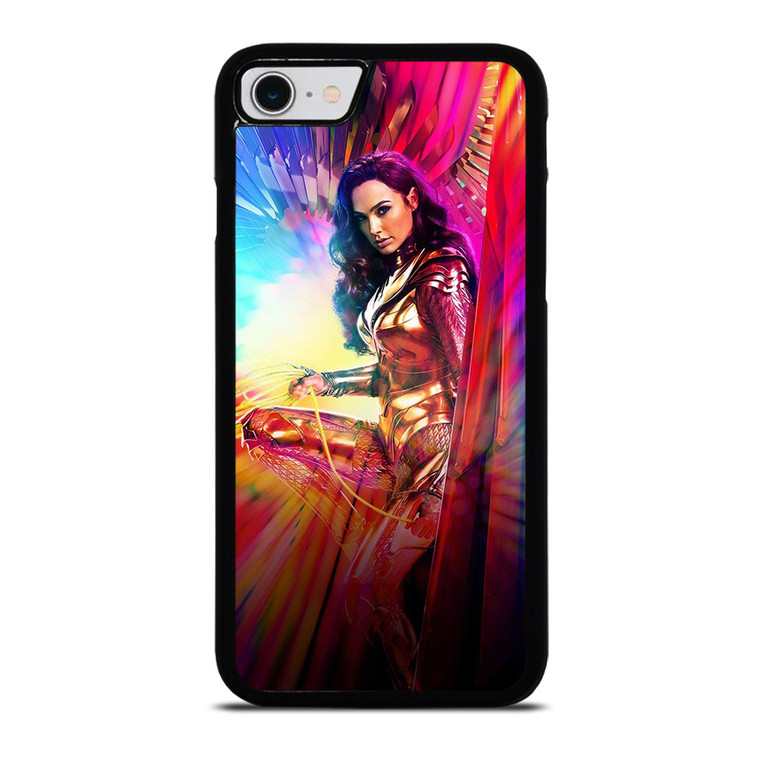 WONDER WOMAN ABSTRAC ART iPhone SE 2022 Case Cover