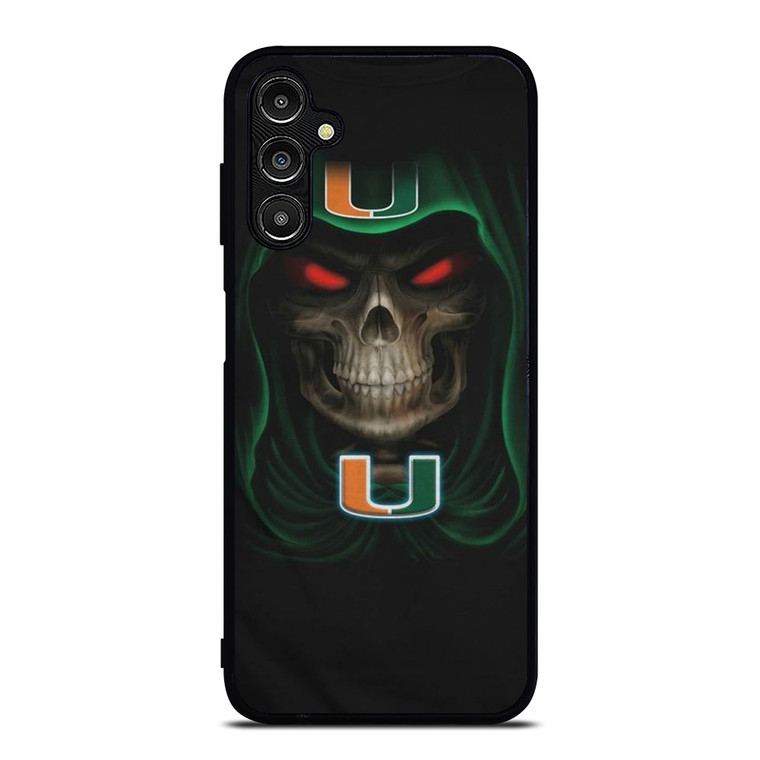 UM MIAMI HURRICANES SKULL Samsung Galaxy A14 5G Case Cover