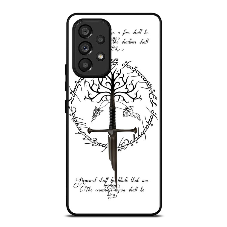 TREE LORD OF THE RING SWORD Samsung Galaxy A53 5G Case Cover