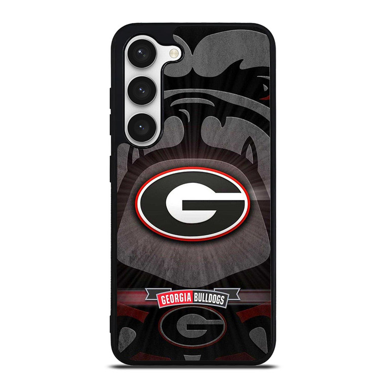 UNIVERSITY OF GEORGIA BULLDOGS UGA BLACK Samsung Galaxy S23 Case Cover