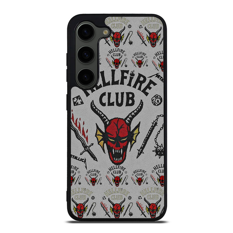 STRANGER THINGS HELLFIRE MASK Samsung Galaxy S23 Plus Case Cover