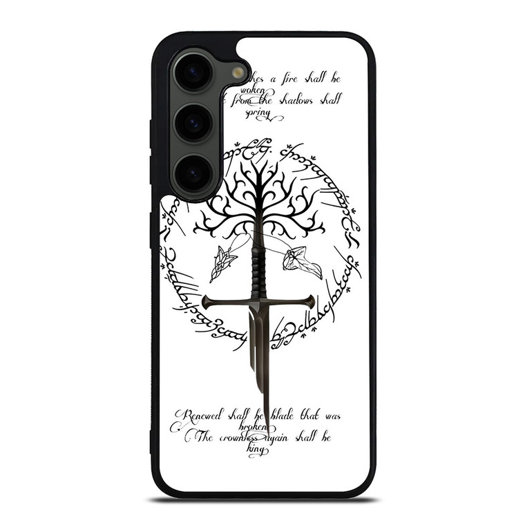 TREE LORD OF THE RING SWORD Samsung Galaxy S23 Plus Case Cover