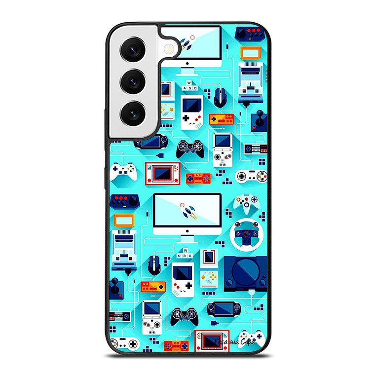 RETRO GAME FAMOUS CONSOL Samsung Galaxy S22 Case Cover