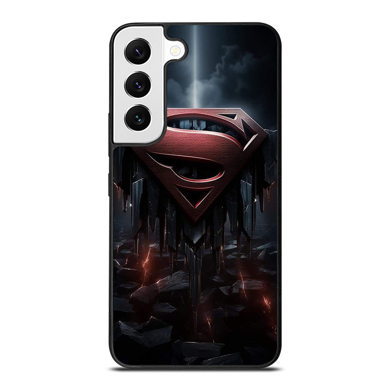 SUPERMAN DARK LOGO ICON Samsung Galaxy S22 Case Cover
