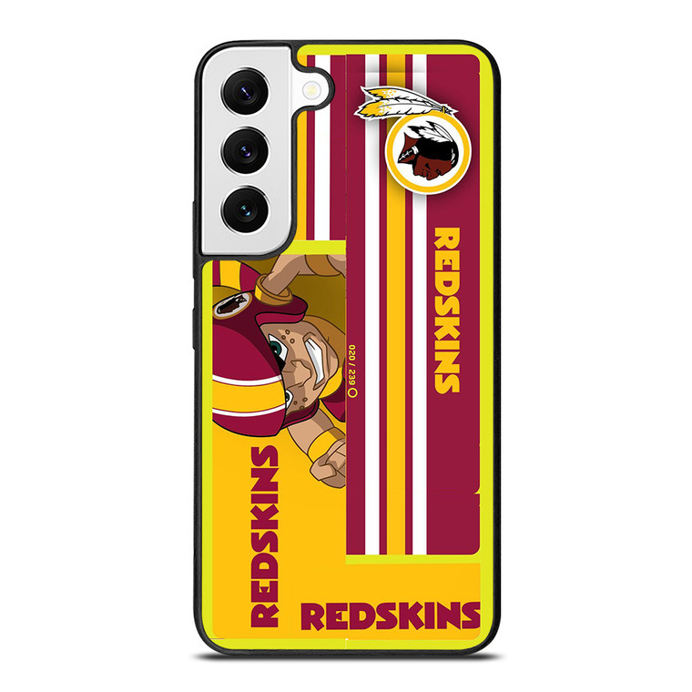 WASHINGTON REDSKINS YELLOW RED MLS Samsung Galaxy S22 Case Cover