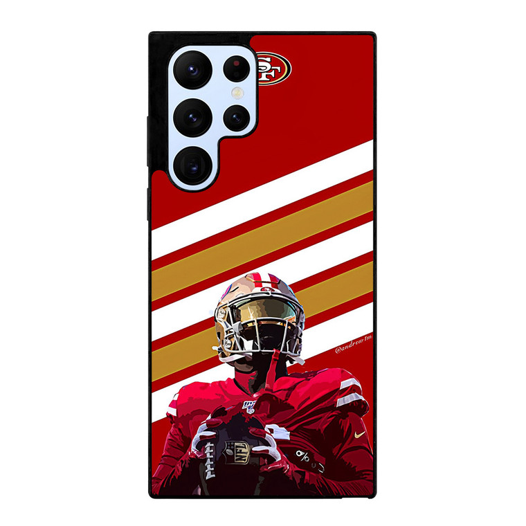 San Francisco 49ers STRIPS NFL Samsung Galaxy S22 Ultra Case Cover