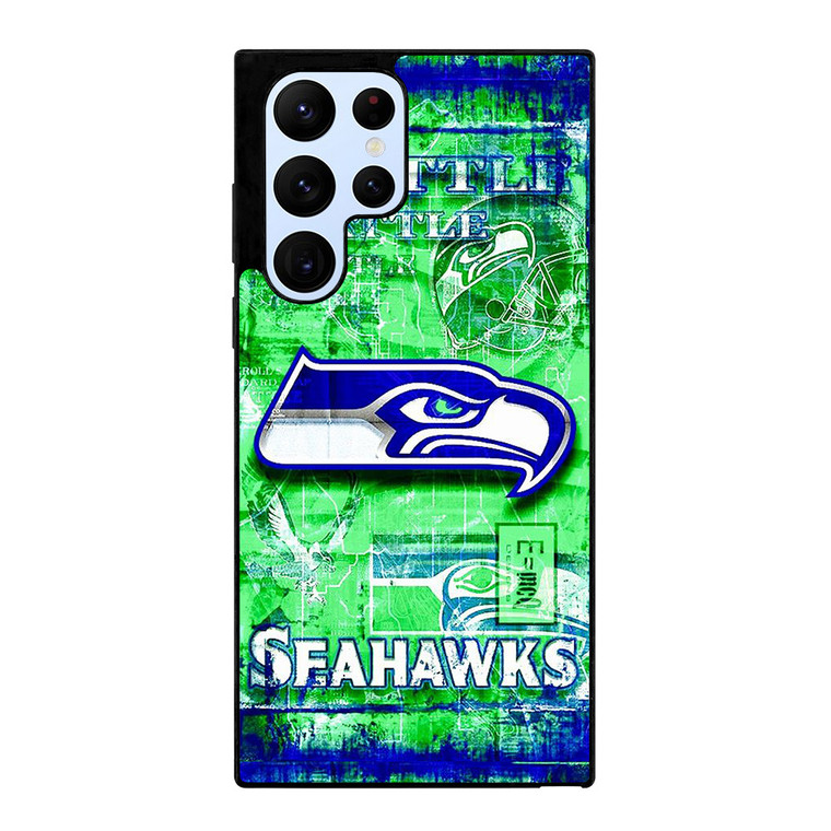 SEATTLE SEAHAWKS SKIN Samsung Galaxy S22 Ultra Case Cover