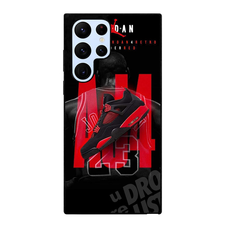 SHOES THUNDER RED JORDAN Samsung Galaxy S22 Ultra Case Cover