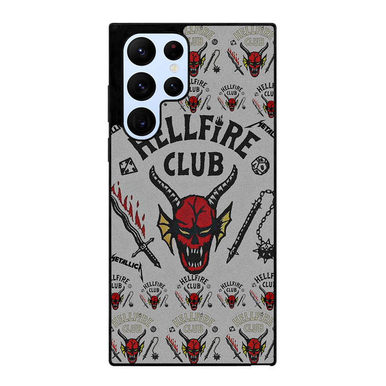 STRANGER THINGS HELLFIRE MASK Samsung Galaxy S22 Ultra Case Cover