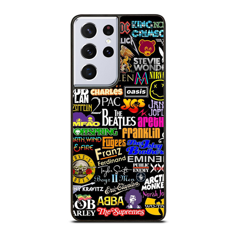 ROCK BAND COLLAGE Samsung Galaxy S21 Ultra Case Cover