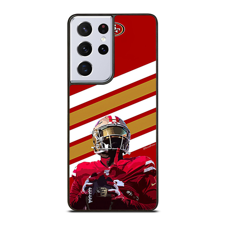 San Francisco 49ers STRIPS NFL Samsung Galaxy S21 Ultra Case Cover