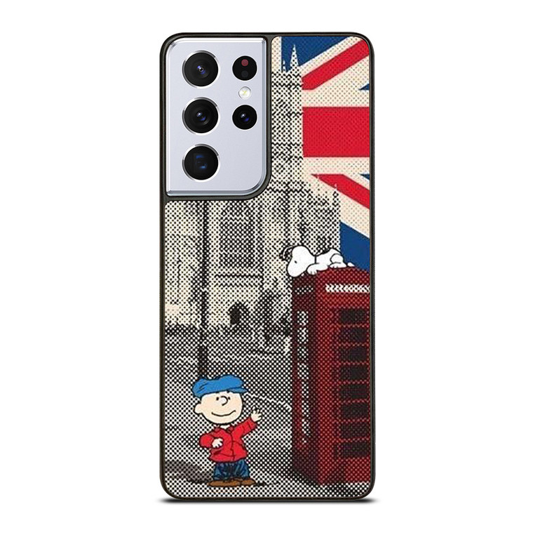 SNOOPY BOX TELEPHONE Samsung Galaxy S21 Ultra Case Cover