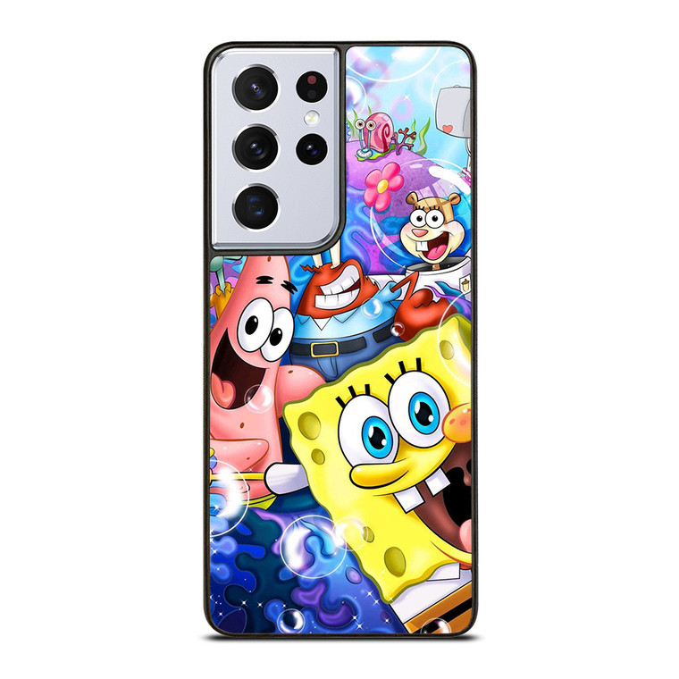 SPONGEBOB AND FRIEND BUBLE Samsung Galaxy S21 Ultra Case Cover