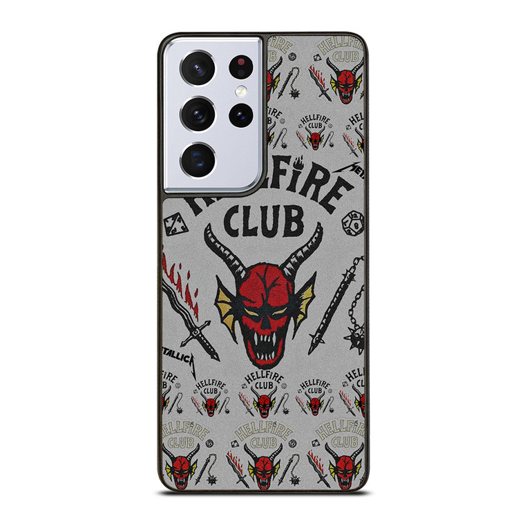 STRANGER THINGS HELLFIRE MASK Samsung Galaxy S21 Ultra Case Cover