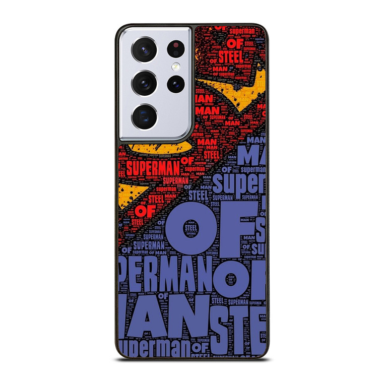 SUPERMAN LOGO ART WALL Samsung Galaxy S21 Ultra Case Cover