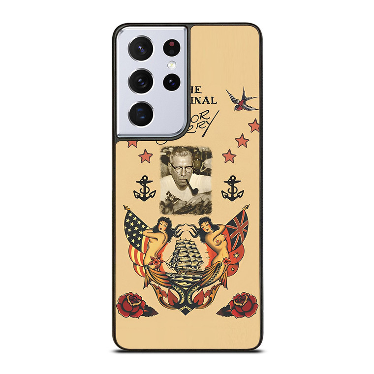 TATTOO SAILOR JERRY FACE Samsung Galaxy S21 Ultra Case Cover