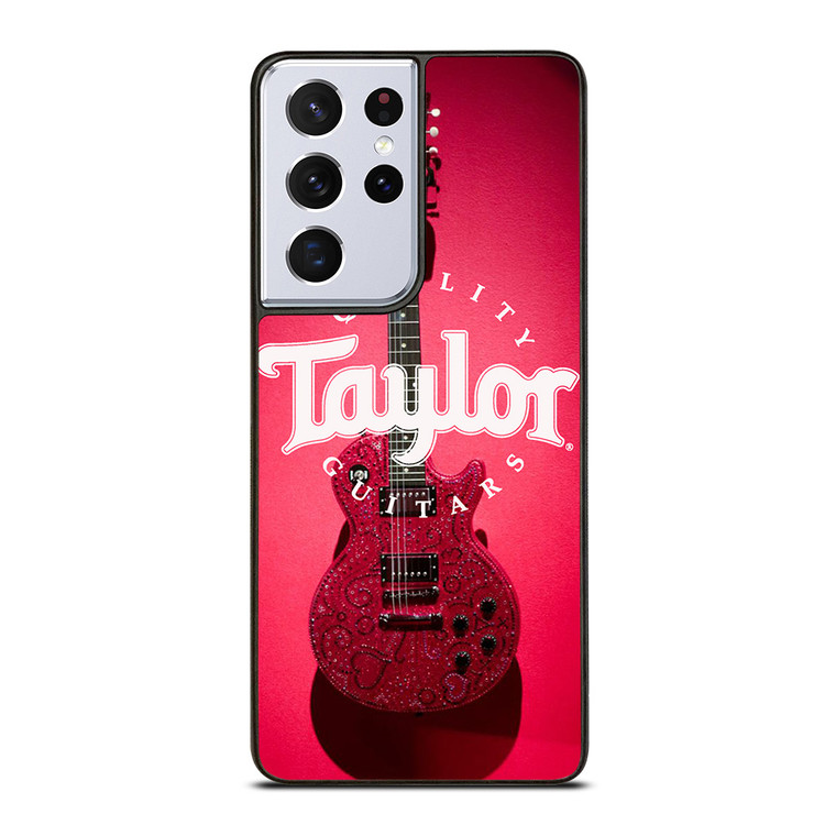 TAYLOR QUALITY GUITARS RED Samsung Galaxy S21 Ultra Case Cover