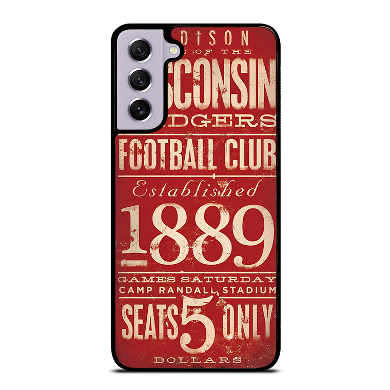 WISCONSIN BADGER OLD TICKET Samsung Galaxy S21 FE Case Cover