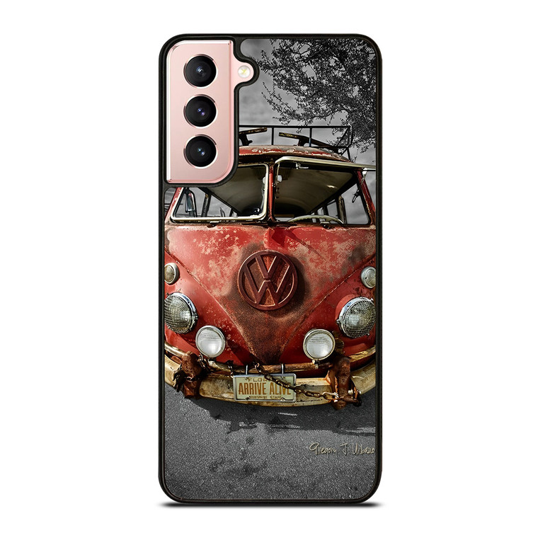 VW VOLKSWAGEN VAN RUSTY Samsung Galaxy S21 Case Cover