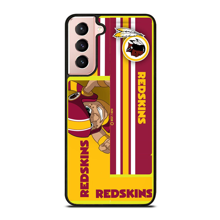 WASHINGTON REDSKINS YELLOW RED MLS Samsung Galaxy S21 Case Cover