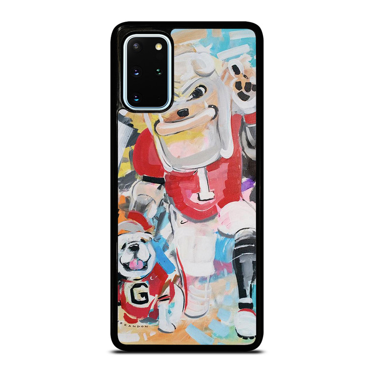 UNIVERSITY OF GEORGIA BULLDOGS UGA ART Samsung Galaxy S20 Plus Case Cover