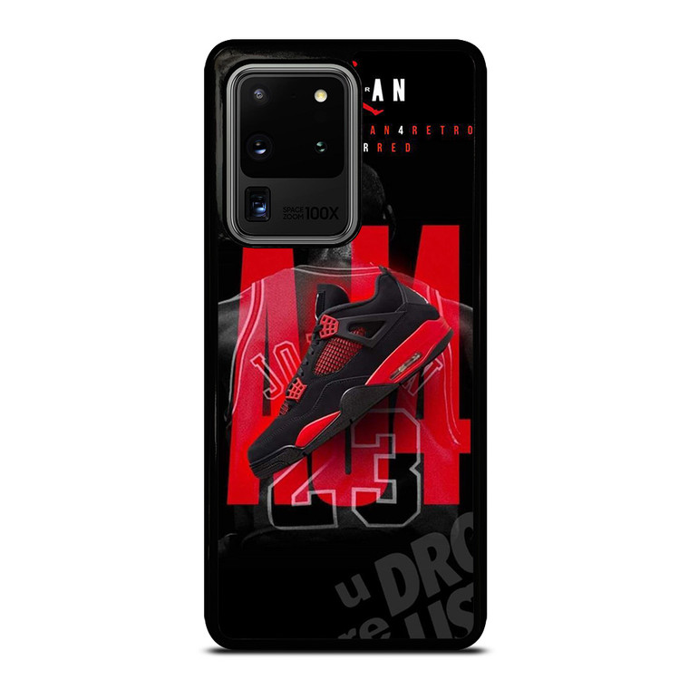 SHOES THUNDER RED JORDAN Samsung Galaxy S20 Ultra Case Cover