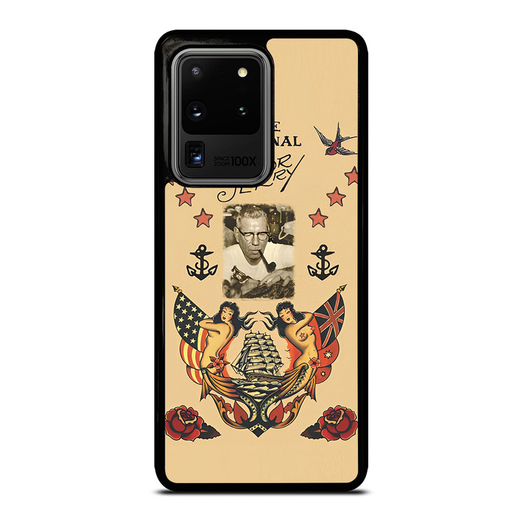 TATTOO SAILOR JERRY FACE Samsung Galaxy S20 Ultra Case Cover