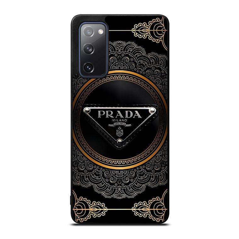 PRADA MILANO BLACK GOLD Samsung Galaxy S20 FE Case Cover