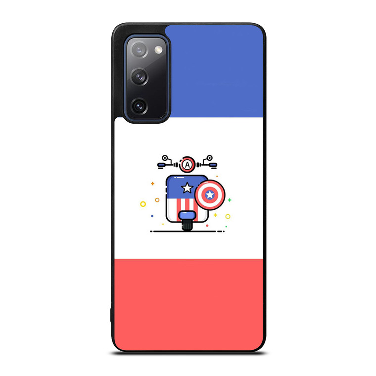 VESPA CAPTAIN AMERICA Samsung Galaxy S20 FE Case Cover