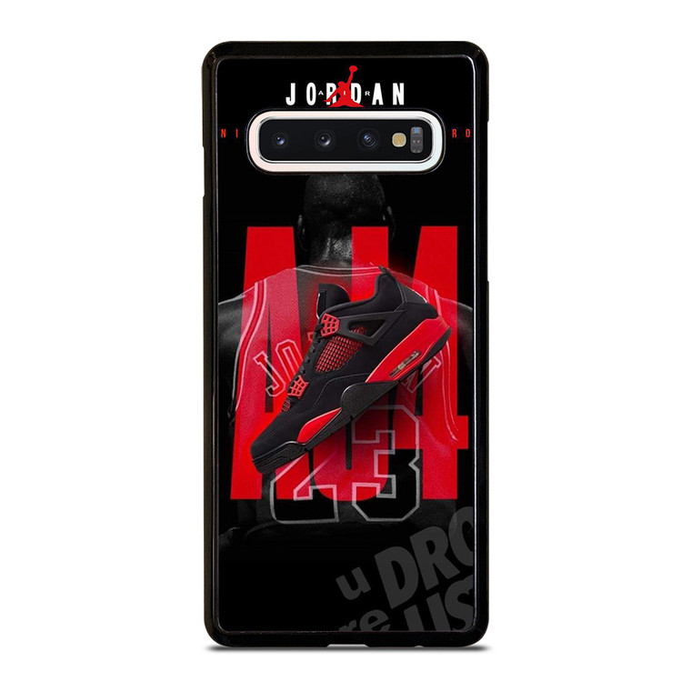 SHOES THUNDER RED JORDAN Samsung Galaxy S10 Case Cover