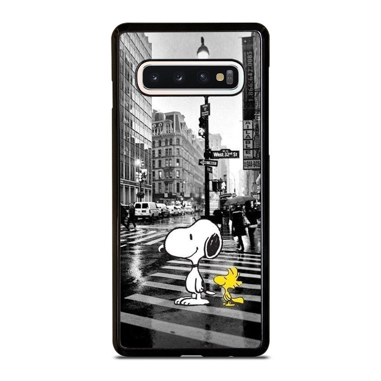 SNOOPY STREET RAIN Samsung Galaxy S10 Case Cover